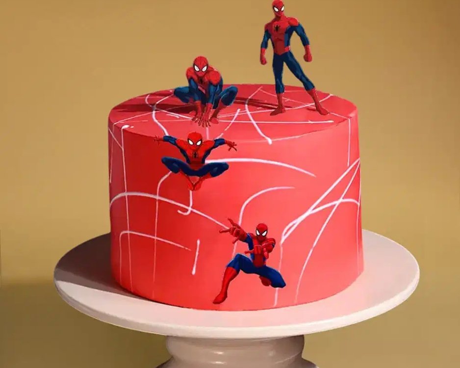 Spider Man Cake - Fresh Cake
