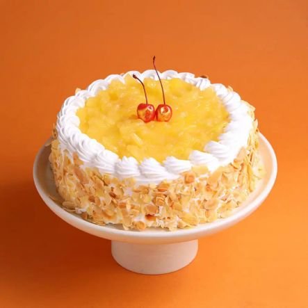 WhippedCreamPineappleCake - Fresh Cake